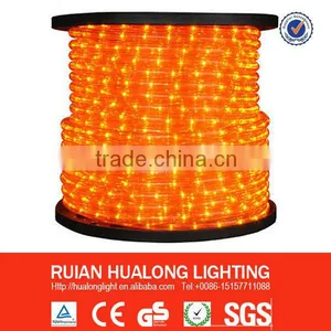 HL Waterproof Outdoor Holiday Rope Lighting Amber Color thumbnail-1
