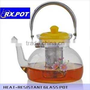 Factory Direct Sales All Kinds of Pyrex Glass Tea Pot (1500H) thumbnail-2