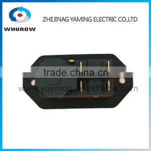 Ignition Momentary Press Push Button Switch YCZ3-A Emergency Stop 5 Pin IP55 On Off Red Green Sign Wiring Brass Feet thumbnail-3
