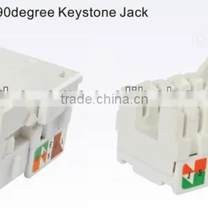 Cat5e UTP 90degree Keystone Jack thumbnail-1