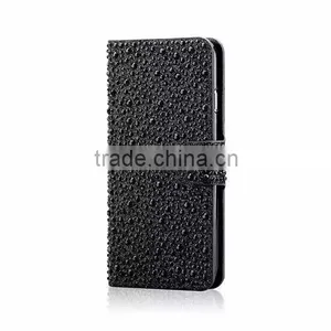 Rhinestone Phone Case OEM Flip Leather Case Cover For Samsung Galaxy Grand 2 thumbnail-1