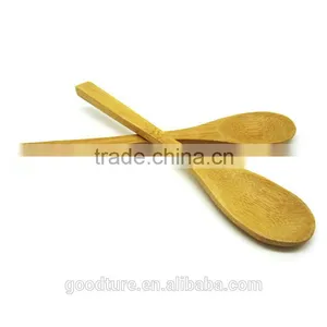 Flatware Well Polished Soup Coffee Spoon Bamboo Spoon thumbnail-1
