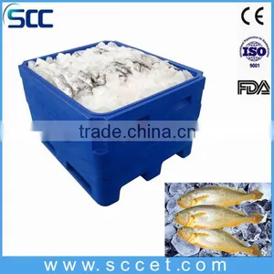 1000L Large Volume Rotomould Plastic Fish Cold Storage Container thumbnail-1