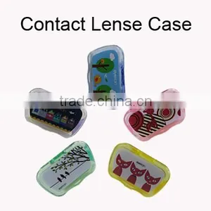 2016 Hot Selling Small Glasses Case, Contact Lens Case,cartoon Contact Lens With Different Designs thumbnail-1