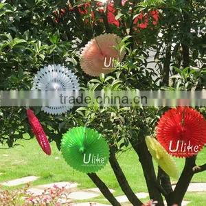 Popular Tissue Paper Fans Ceiling Decoration Inflatable Helicopter Party Decoration thumbnail-1