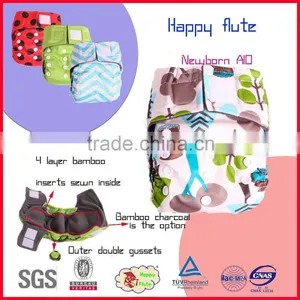 2016 Happy Flute High Absorbent High Quality Reusable Cloth Diaper thumbnail-1