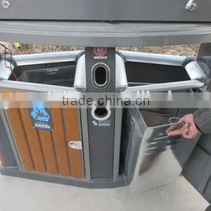 Wooden Brown Paint Led Customized Light Box With Trash Bin thumbnail-6