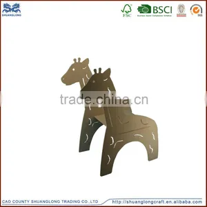 New Design Laser Cut Wood Animals Carved Animals for Educational , Antique Chinese Animal Wood Carving thumbnail-5
