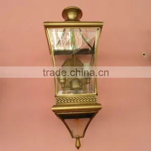 Copper Wall Light /aluminum Wall Light With Glass Lampshade thumbnail-1