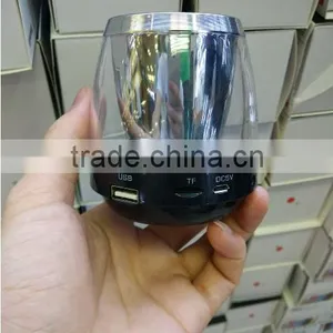 2016 Colorful Led Light Portable Mobile Phone Amplifier Bluetooth Speaker With Usb thumbnail-4