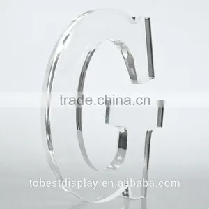 Beautiful Acrylic Alphabet Letter,clear Acrylic Monogram Letters Shenzhen Factory thumbnail-1