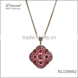 Fashion Square Pendant Necklace OEM&ODM Accept thumbnail-2