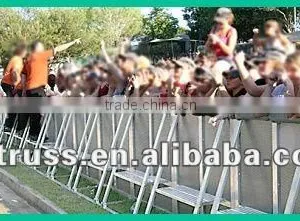 2012 Hot Sell Aluminum Crowd Control Barrier Applied in Public Events thumbnail-1