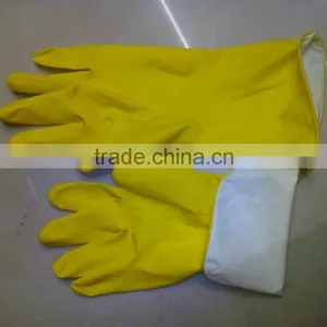 Yellow White Latex in Household Gloves thumbnail-2