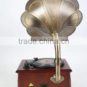 Factory Price Antique Gramophone Mechanical Music Box thumbnail-5