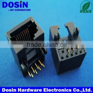 Network RJ45 Connectors, Unshielded Modular Jacks for Pcb Mount thumbnail-1