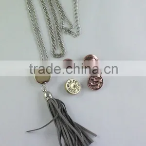 Custom Made Jewelry Changeable Snap Buttons Necklace Diy Sanp Necklace thumbnail-1