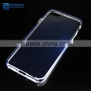 New Arrival Transparent Clear Tpu Case for Iphone 7 Flexible Tpu Soft Gel Cover Case thumbnail-1