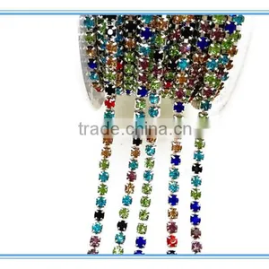 Brand Shoes Material Supplier Rhinestone Cup Chain Sew on Rhinestone thumbnail-4