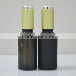 Matte Black Dropper Pipette/matte Black Dripper Bottle/matte Black Cosmetic Bottle Glass thumbnail-4