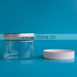 150ml 5 oz Plastic Pet Cosmetic Jar With Aluminum Lid thumbnail-2