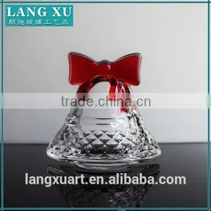 LX-D003 Manufacturer Personalized Christmas Ornament Small Glass Bell Ornaments Molds thumbnail-1