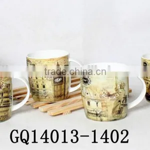 340ml New Design Fine Bone China Dinner Set With Drawing Keep Fresh Korean Style thumbnail-6