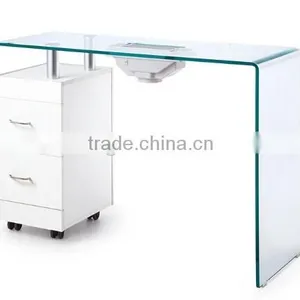 With Glass Top Manicure Table for Nail Table thumbnail-2