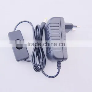 12v 700ma Mobile Power Supply With Switch Button Power Adapter For 3528 5050 Strip LED thumbnail-2