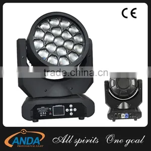Newest Hot Selling Big Bee Beam Moving Head 19*15w Rgbw 4 in 1 Led Stage Light Moving Head Stage Light thumbnail-1