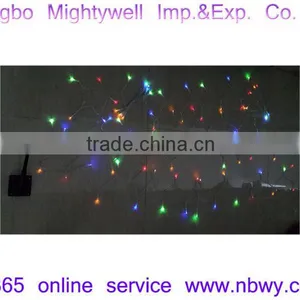 Colourful LED String Light Twinkle Light Curtain Light Decorative Easter Festival Party Event Accessory Solar Powered Rope Light thumbnail-2