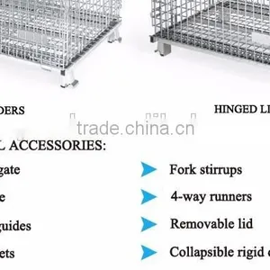 Storage Metal Cage / Metal Breeding Cage / Pallet Cages for Sale thumbnail-6