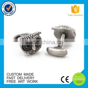 Promotional Metal Gold New Design 3D Owls Fashionable Suit Shirt Cufflinks thumbnail-4