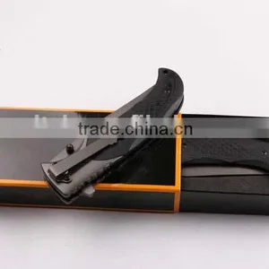OEM Black G10 Handle 440 Folding Camping Knife thumbnail-5