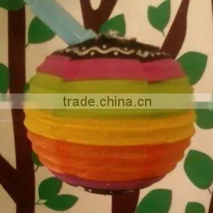 Chinese Round Paper Lantern for Christmas Decoration thumbnail-3