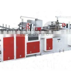 RJHQ-800 Fully Automatic Plastic Handle Bag Making Machine(Four Funnctions) thumbnail-1