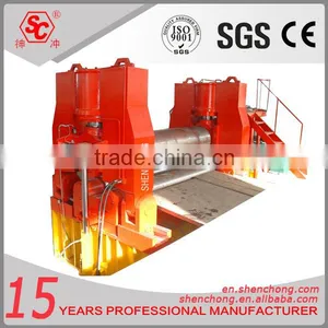 SW 11SNC 80X4000 3 Roller Roll Bending Machine for Metal Sheet,plate Bending Machine thumbnail-1