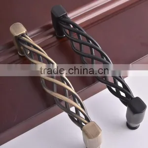 Customized China Supplier Iron Antique Classical Birdcage Home Bedroom Furniture Drawer Wardrobes Cabinet Pull Handles thumbnail-1
