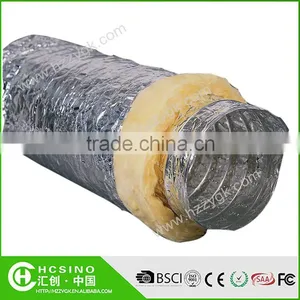 Fire Resistant Insulated Aluminum Foil Flexible Air Ventilation Duct / Flexible Heat Resistant Duct Hose thumbnail-5