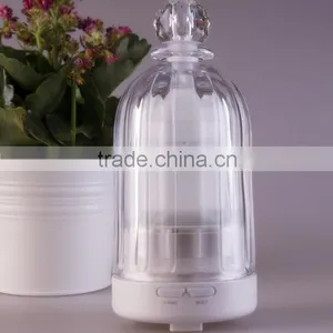 NEWEST GLASS AROMISTER Colorful Glass Aroma Diffuser, Ultrasonic Cool Mist Humidifier thumbnail-4