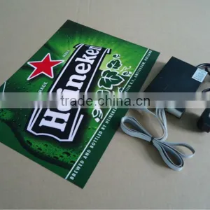 Famous el Advertisement for Beer Heinekein With AC220V Inverter (physical Product Photo ) thumbnail-1