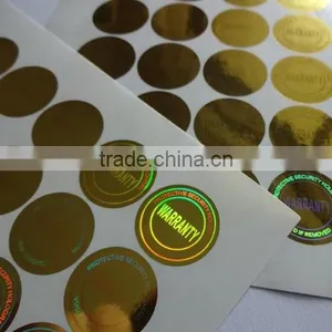 Blank Tamper Evident Laser Sticker Label thumbnail-1