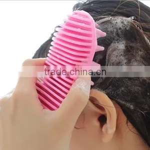 Silicone Hair Brush,shampoo Comb,scalp Massage Brush thumbnail-1