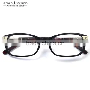 NO MOQ Lastest Luxury Diamond Eyeglass Frames Lady Vintage Acetate Optical Frames 602R thumbnail-4