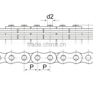 Pitch:38.10mm Leaf Chain Industrial Chain LH2422 thumbnail-1