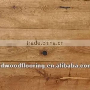 Wire-brused Carbonized White Oak Multi-layer Engineered Wood Flooring thumbnail-1