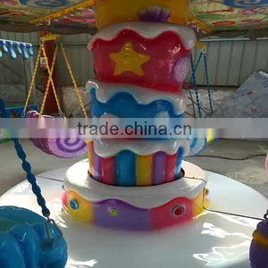 Indoor Children Amusement Equipment Candy Flying Chair Amusement Games Swing Chair thumbnail-3