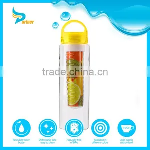 Bpa Free New Product 2016 Portable Fruit Infuser Plastic Water Bottle thumbnail-1