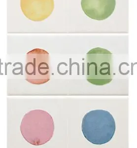 2016 DELCONCA Wall Tile 20x40 Colourful Round Design for Sale thumbnail-1