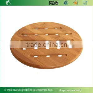 Bamboo Cup Bowl Mat Coaster thumbnail-1